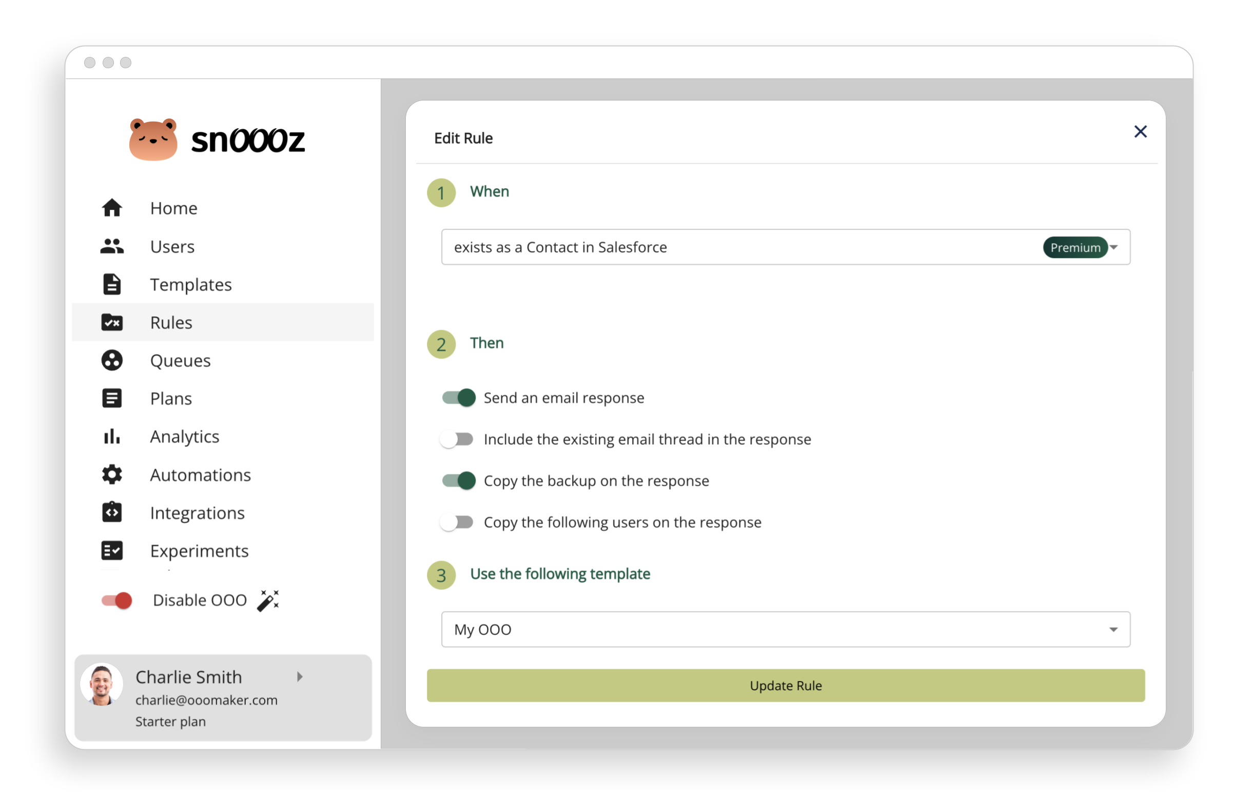 Snoooz vs SaneBox